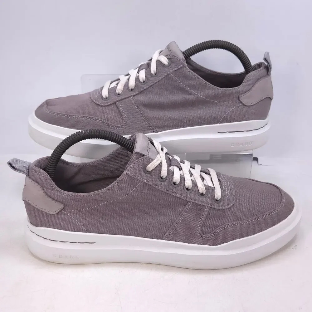 Cole Haan GrandPro Rally Lace Up Shoe Mens Size 7 C34740 Gray White